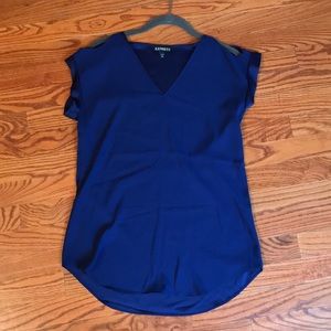 Dark Blue silk shirt